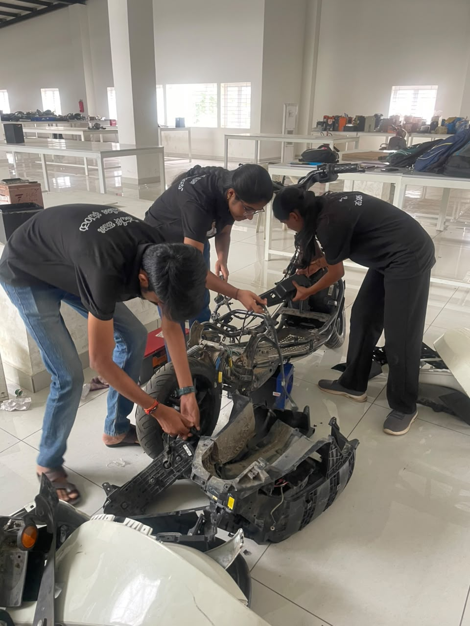 Ola battery pack removal and testing